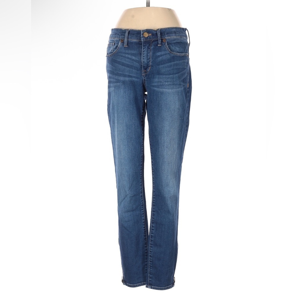 Madewell Women's Straight Leg Blue Jeans | Cotton Spandex | Size 27